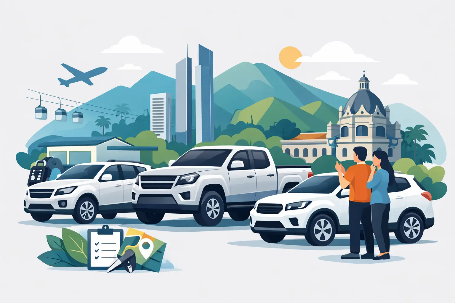 Alquiler de camionetas en Medellín: qué elegir