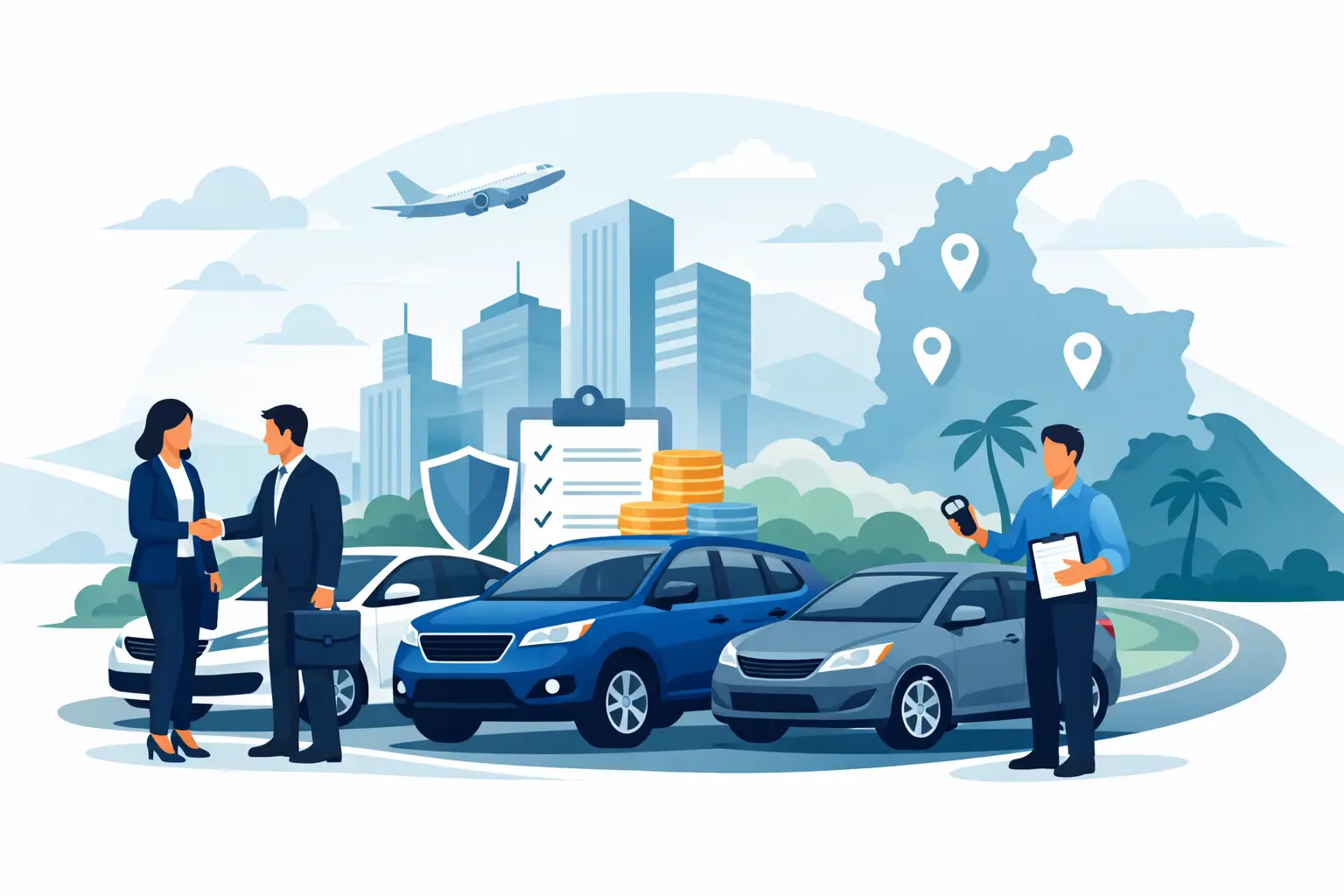 Renting de carros para empresas en Colombia