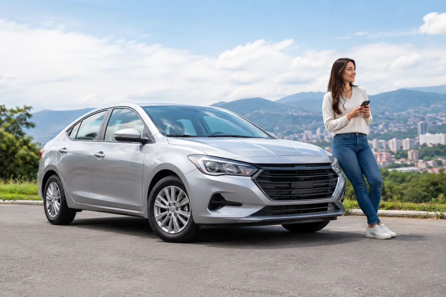 Reseña de auto estándar para alquilar en Colombia