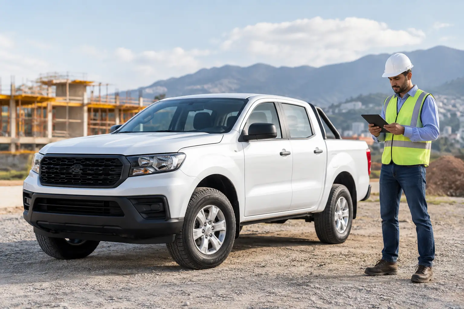 Cómo alquilar una pickup para trabajo en Colombia